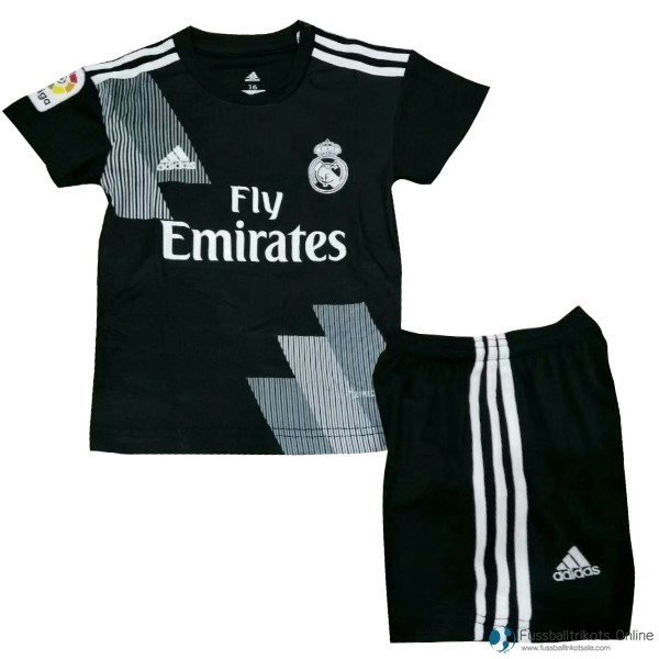 Real Madrid Trikot Ausweich Kinder 2018-19 Schwarz Fussballtrikots Günstig